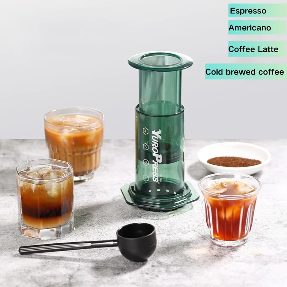 Kaasaskantav espresso kohvimasin French Press