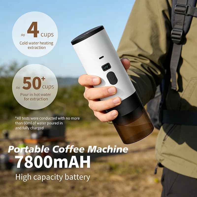 Kaasaskantav elektriline kohvimasin 7800mAh